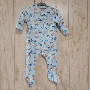 Swiggles truck and card Zip up Footie